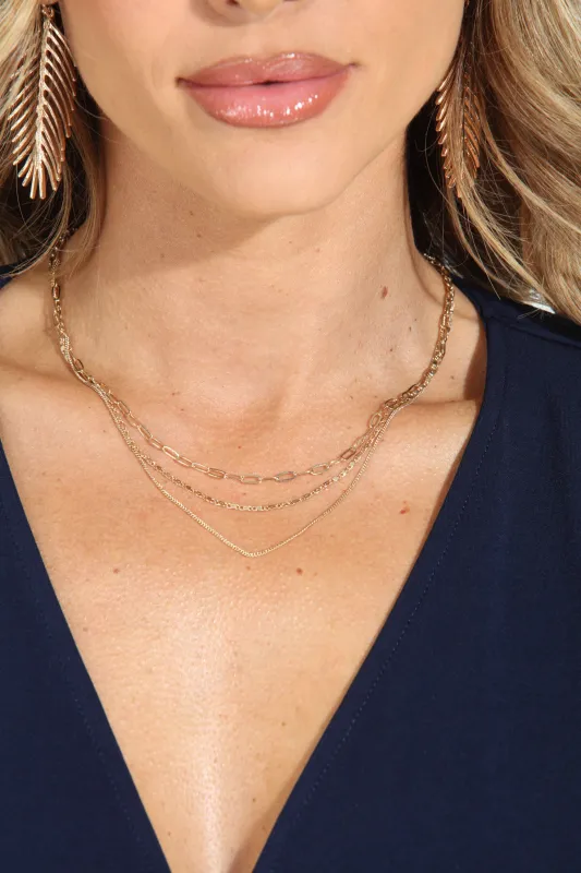 Leah 3-Layer Dainty Necklace sold by Veronica M