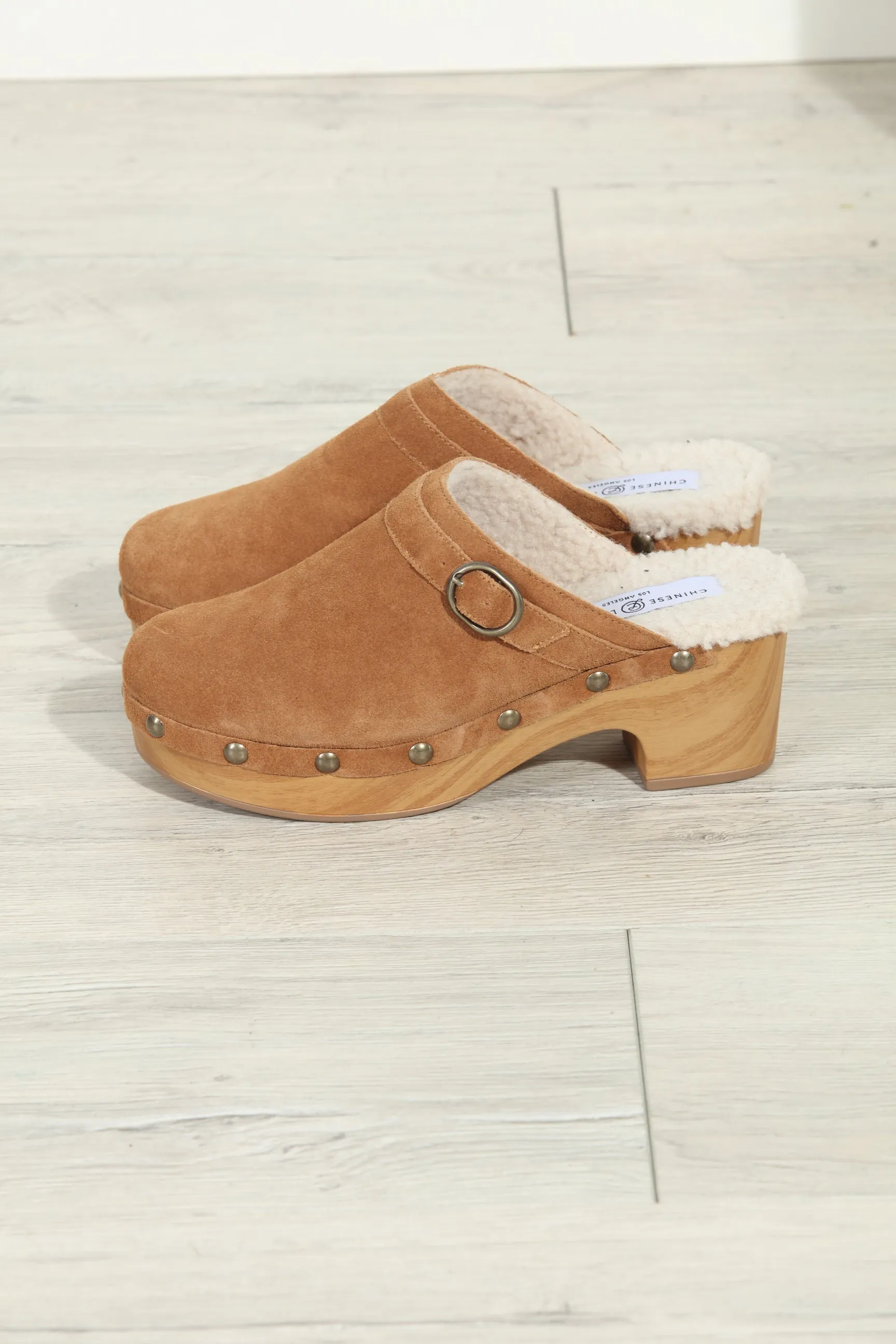 Chinese Laundry- Carlie Suede Clog- Brown-FINAL SALE sold by Veronica M
