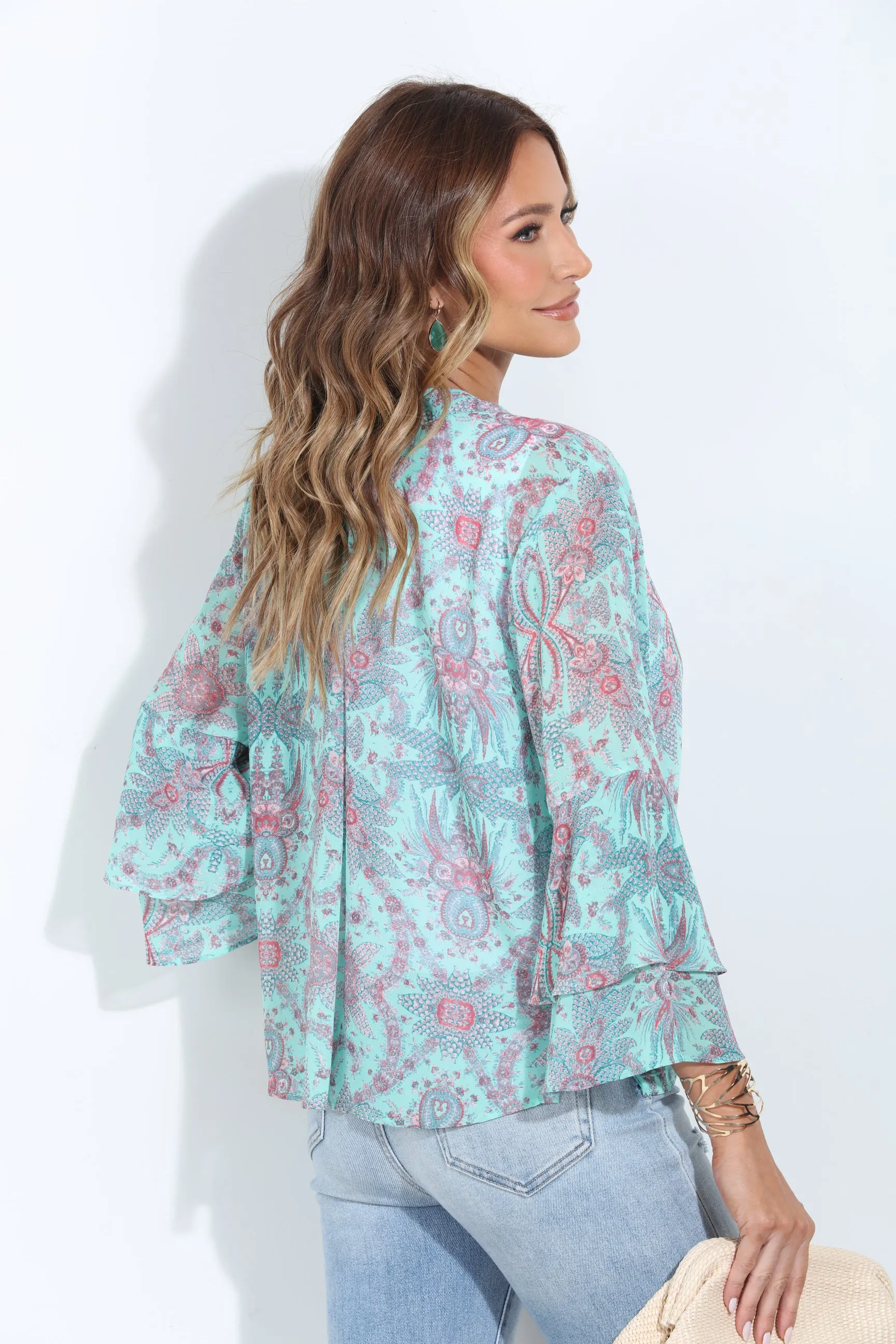 Bella Boho Chiffon Jacket-BEST SELLER sold by Veronica M product image thumbnail 2