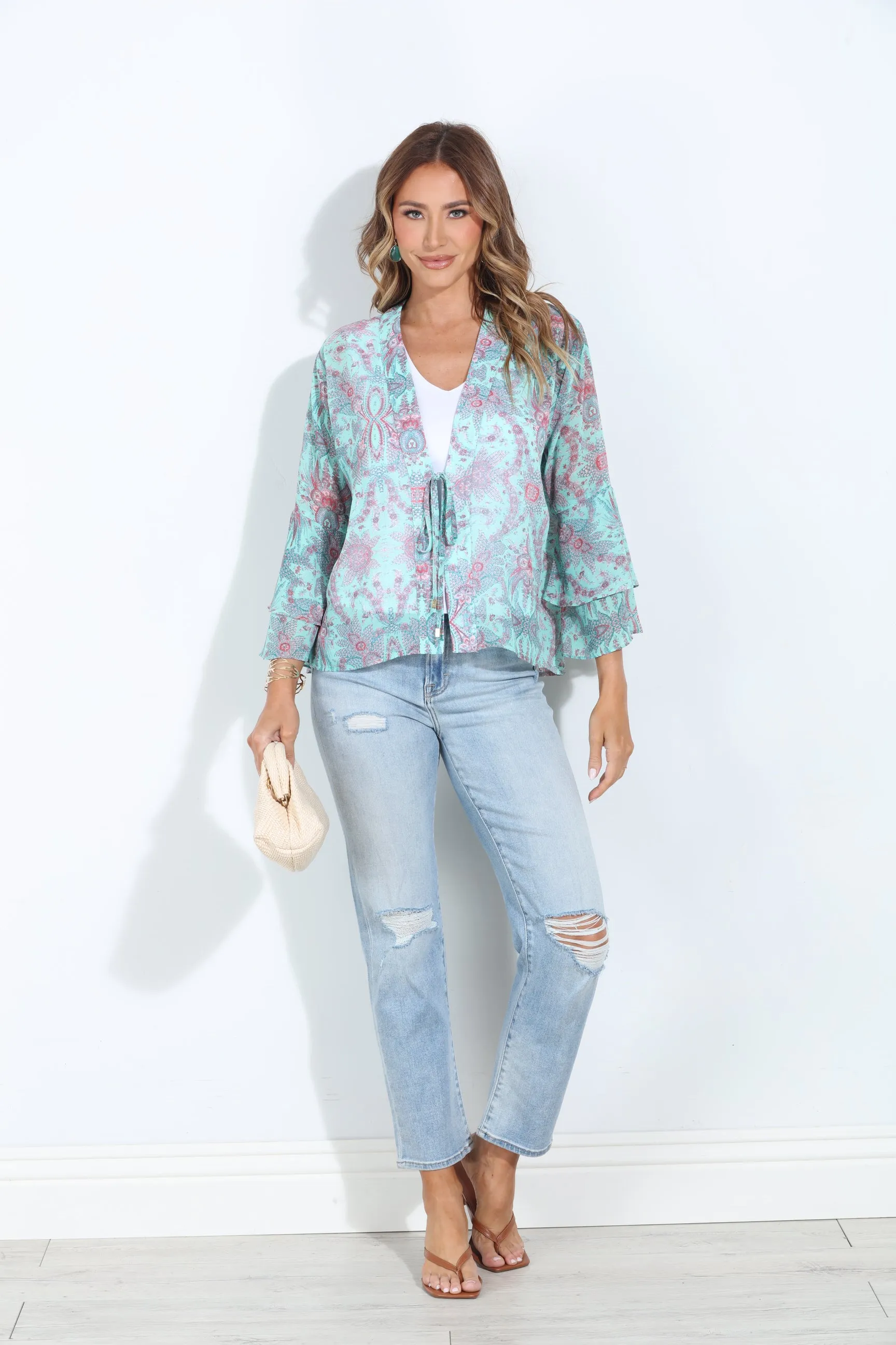 Bella Boho Chiffon Jacket-BEST SELLER sold by Veronica M product image thumbnail 4