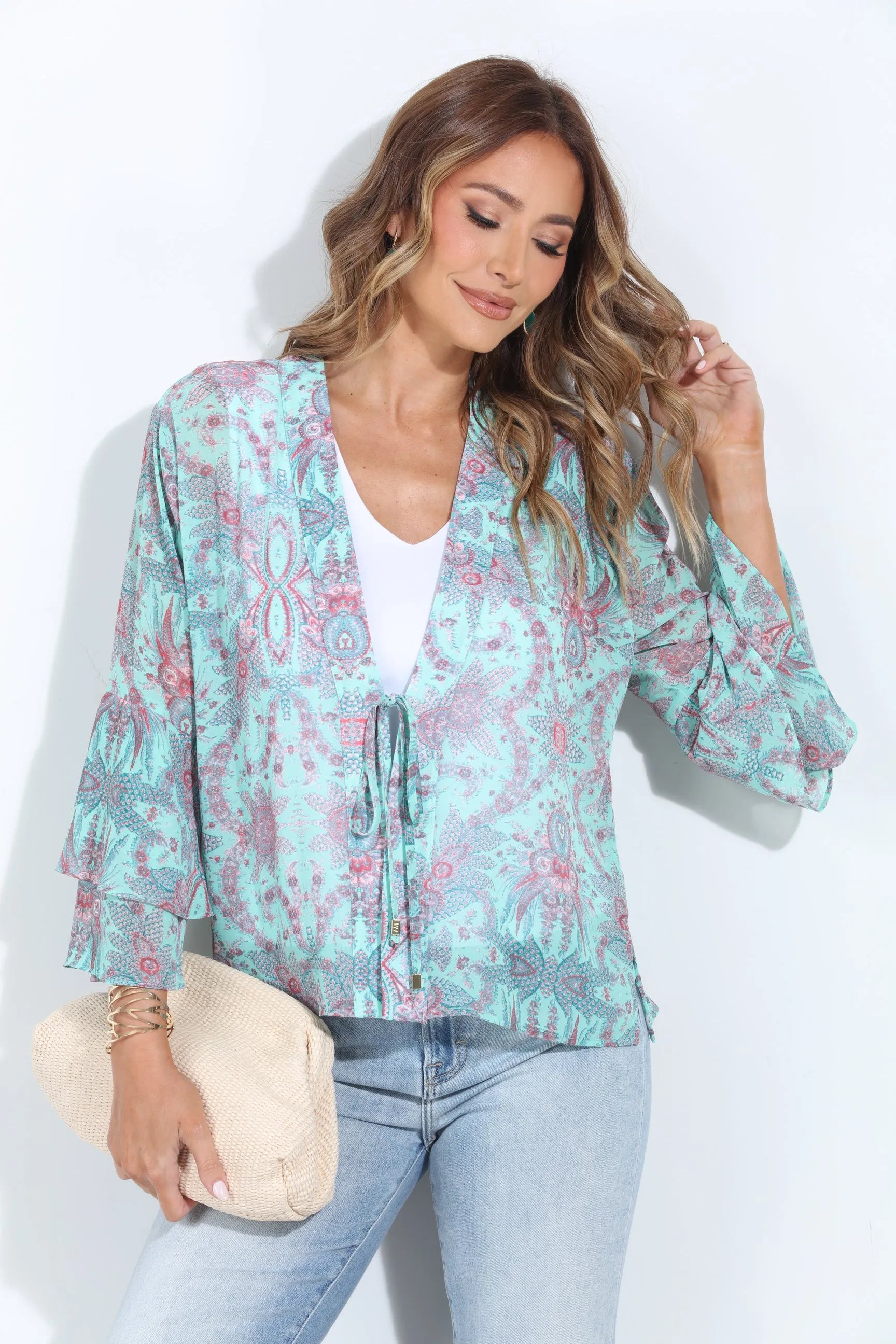 Bella Boho Chiffon Jacket-BEST SELLER sold by Veronica M product image thumbnail 5