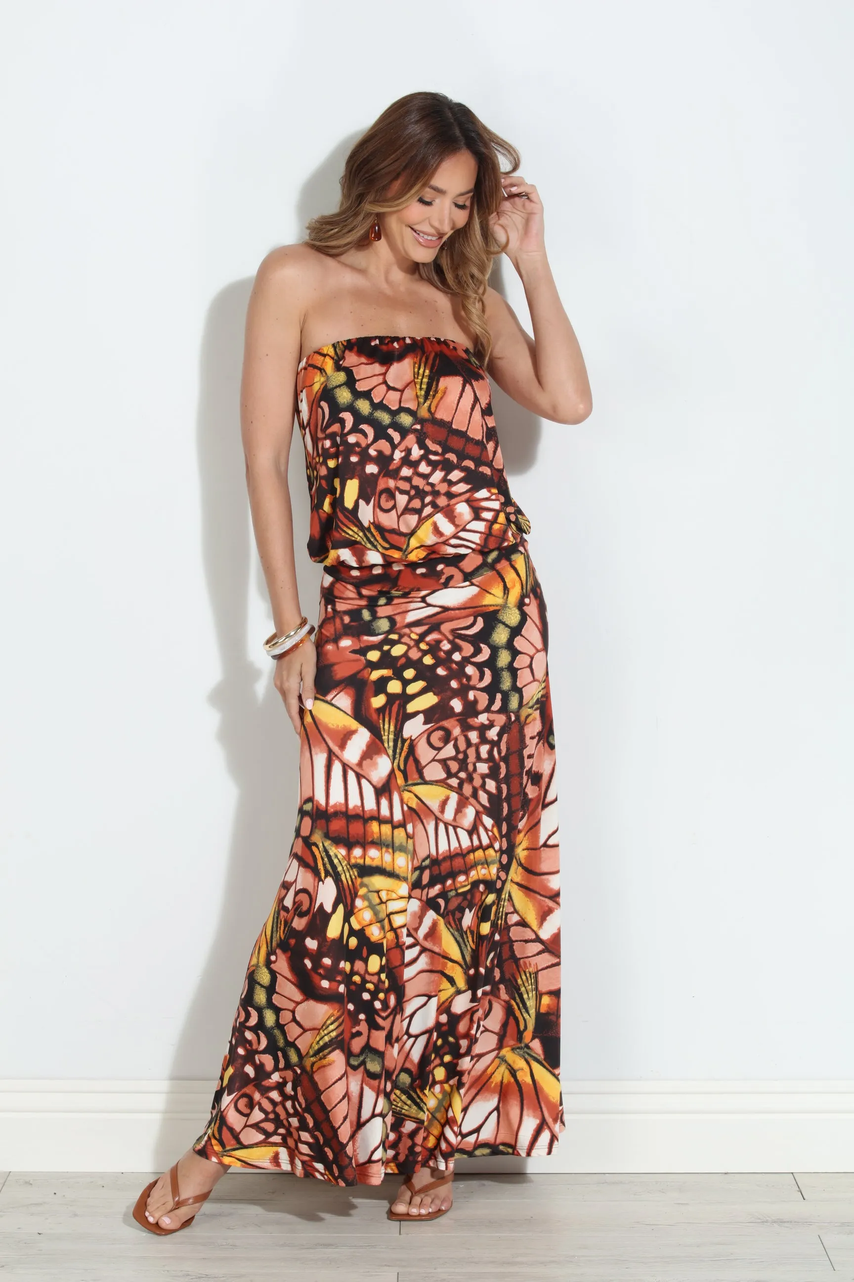 Mariposa Stretch Drop Waist Maxi Dress-BEST SELLER sold by Veronica M product image thumbnail 3
