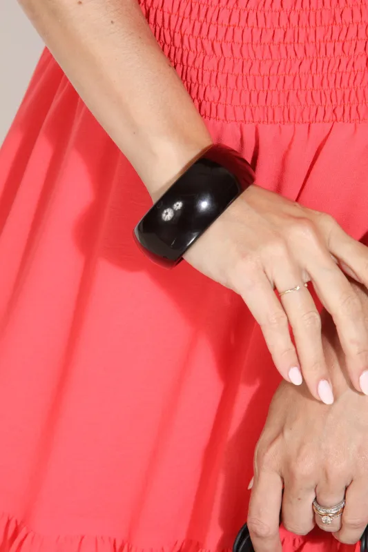 Onyx Acrylic Bangle sold by Veronica M