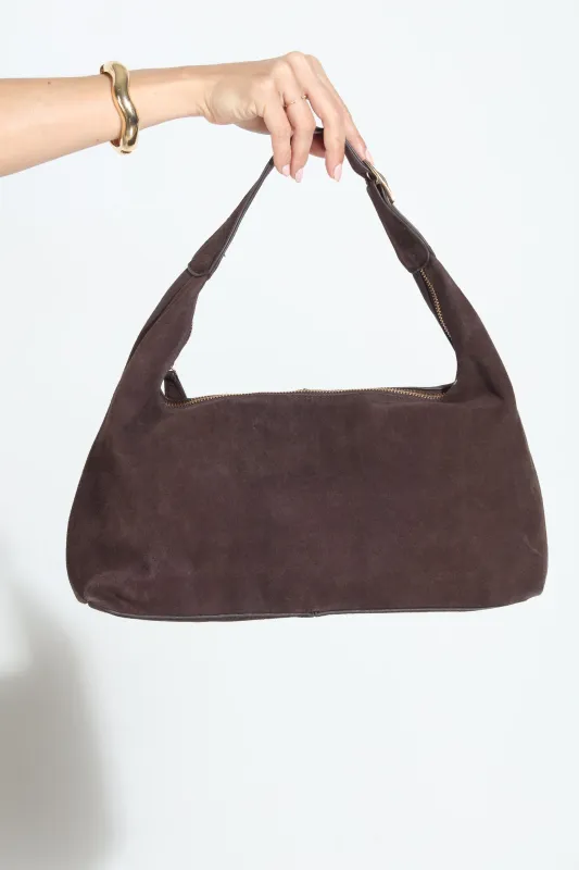 Maple Faux Suede Hobo Bag sold by Veronica M