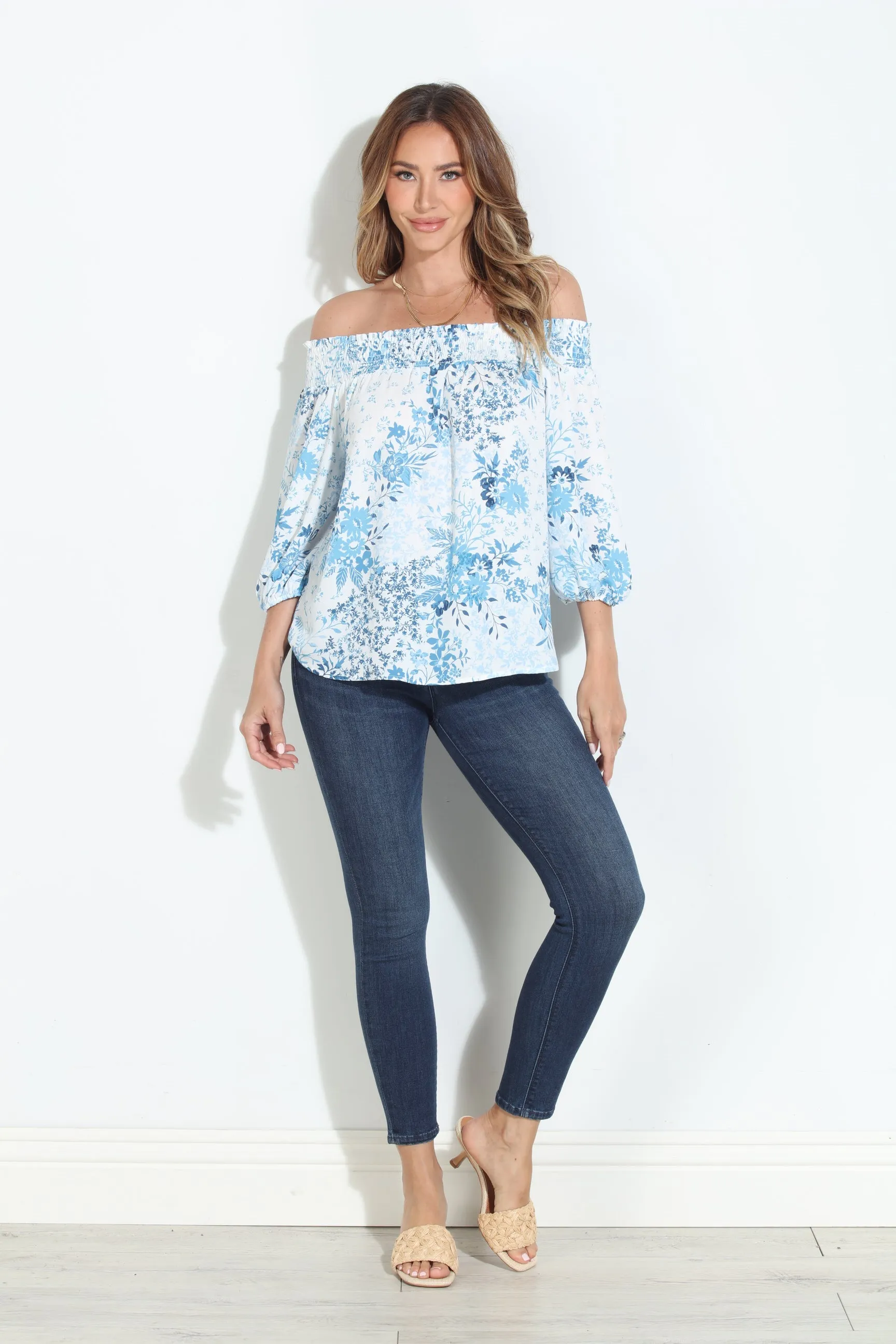 Tami OTS Blouse sold by Veronica M product image thumbnail 4