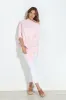 Pale Pink Throw-On Poncho sold by Veronica M