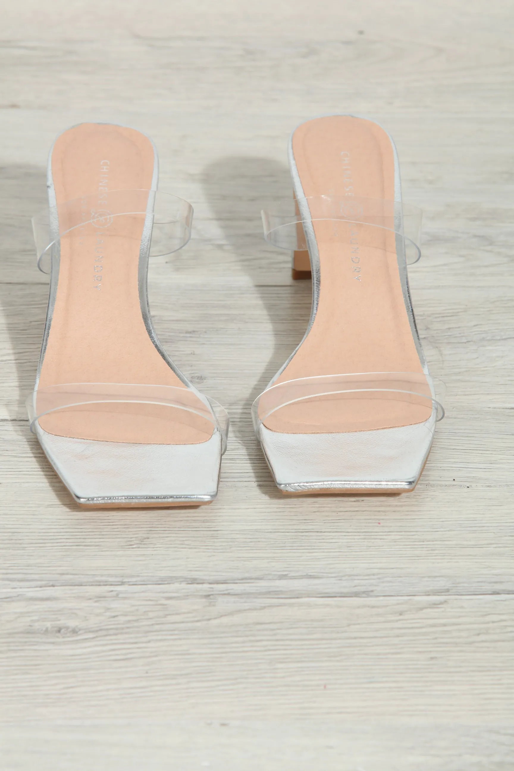 Chinese Laundry- Yaya Silver Heeled Sandals sold by Veronica M product image thumbnail 3