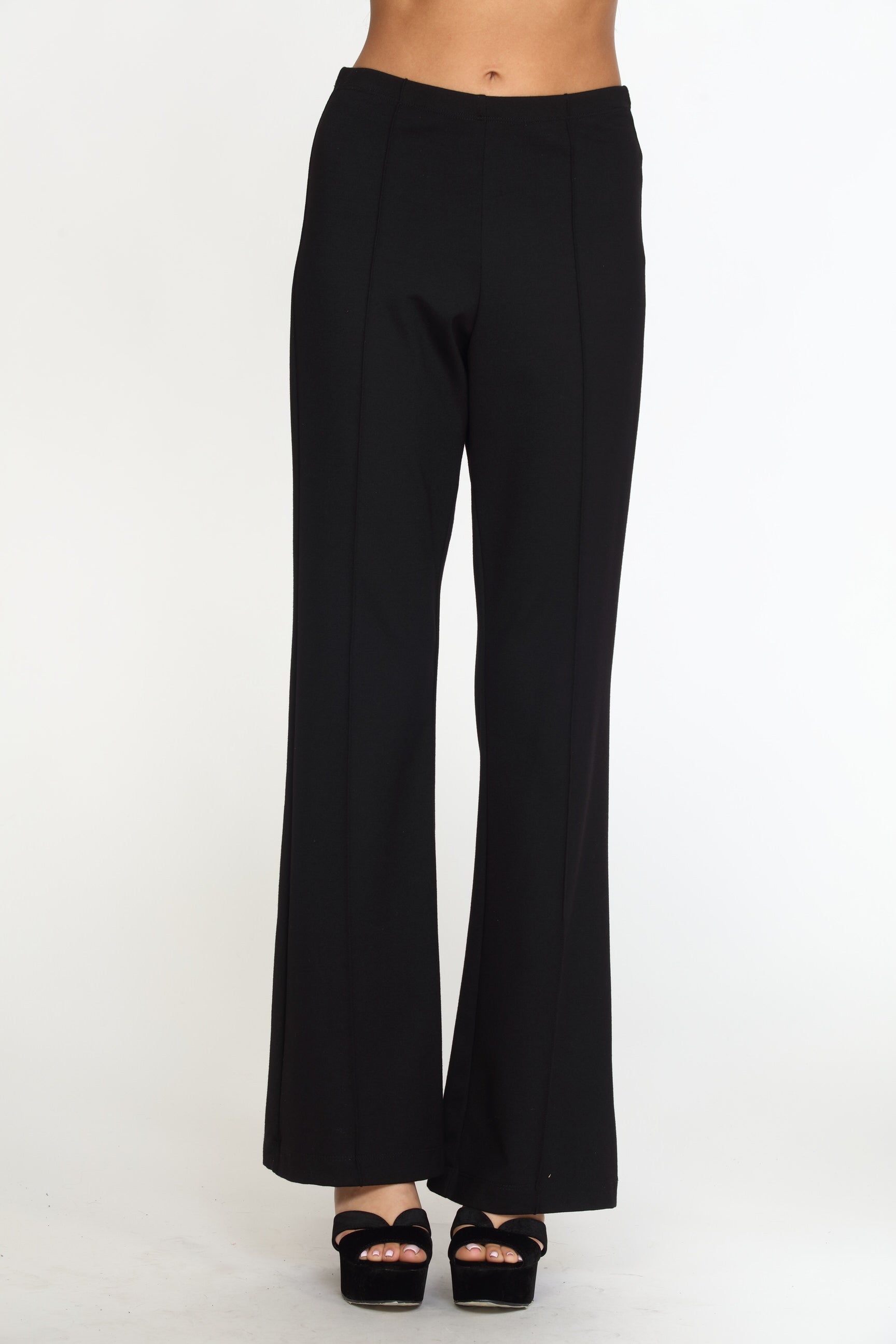Black Ponti Flare Leg Pants-BEST SELLER sold by Veronica M product image thumbnail 5