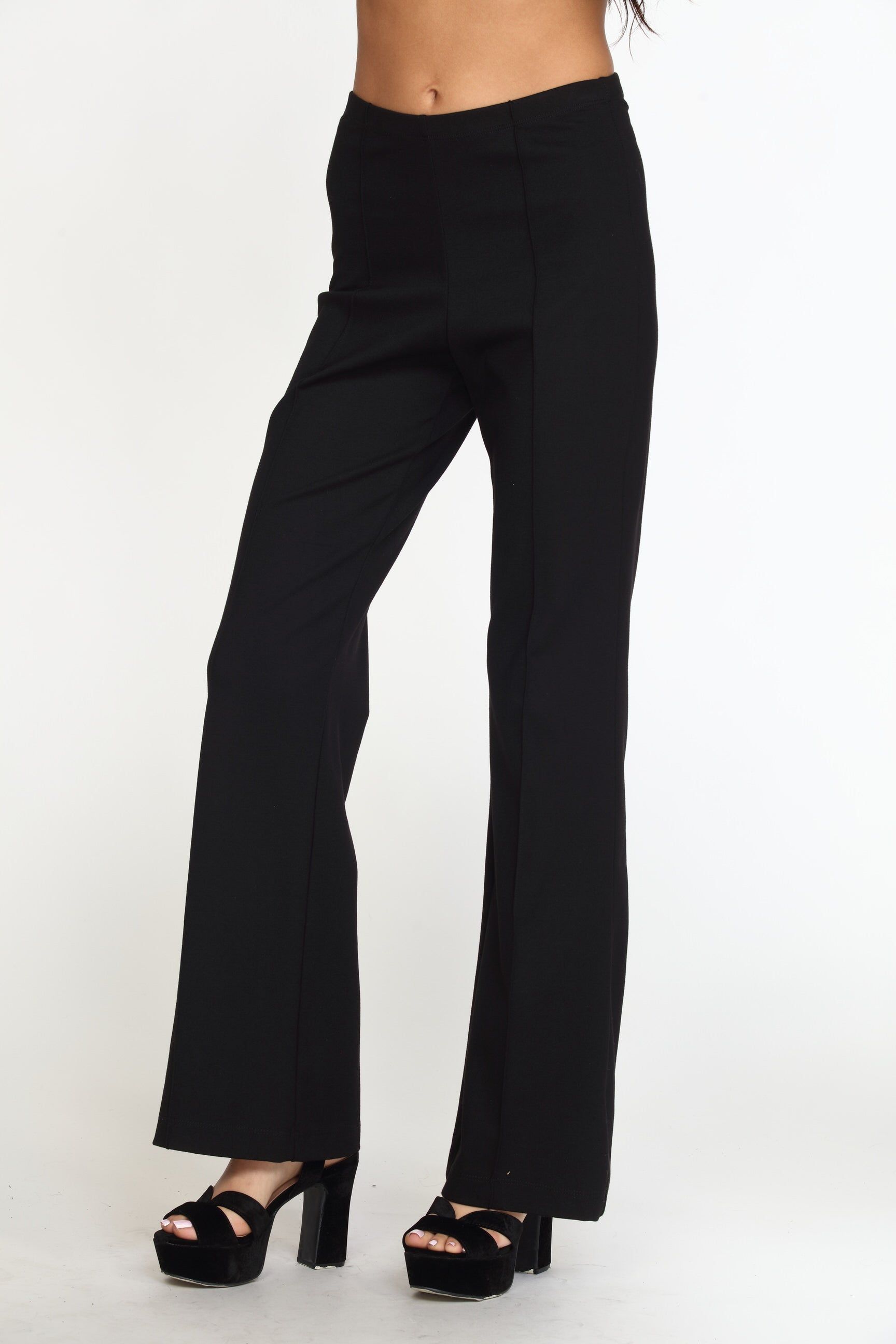 Black Ponti Flare Leg Pants-BEST SELLER sold by Veronica M
