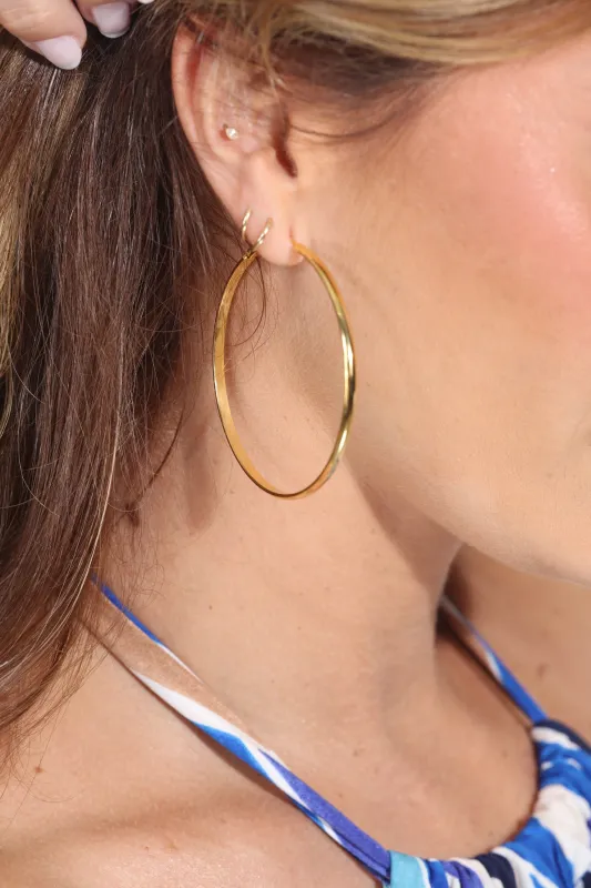 Timeless Gold Hoops sold by Veronica M