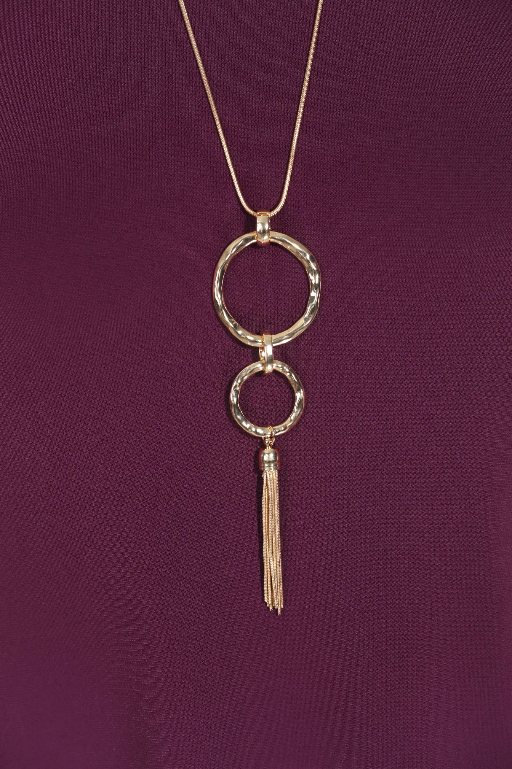 Radiance Ring Pendant Long Necklace-FINAL SALE sold by Veronica M product image thumbnail 2