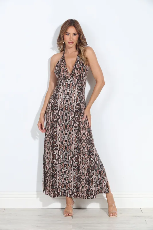 Valise Halter Maxi Dress-BEST SELLER sold by Veronica M