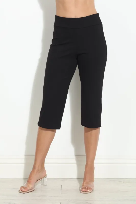 Black Stretch Ponti Capri Pant sold by Veronica M