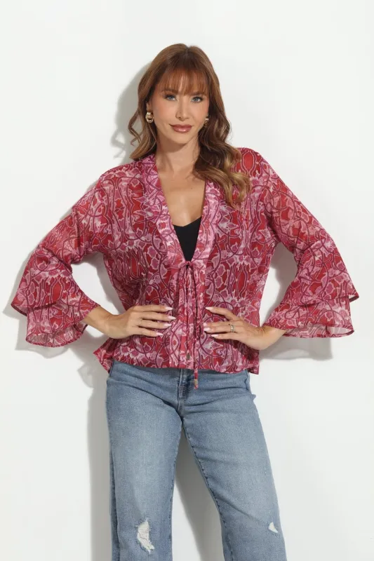 Helena Chiffon Jacket-BEST SELLER sold by Veronica M