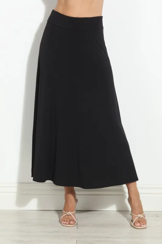Classic Black Stretch Maxi Skirt-BEST SELLER sold by Veronica M