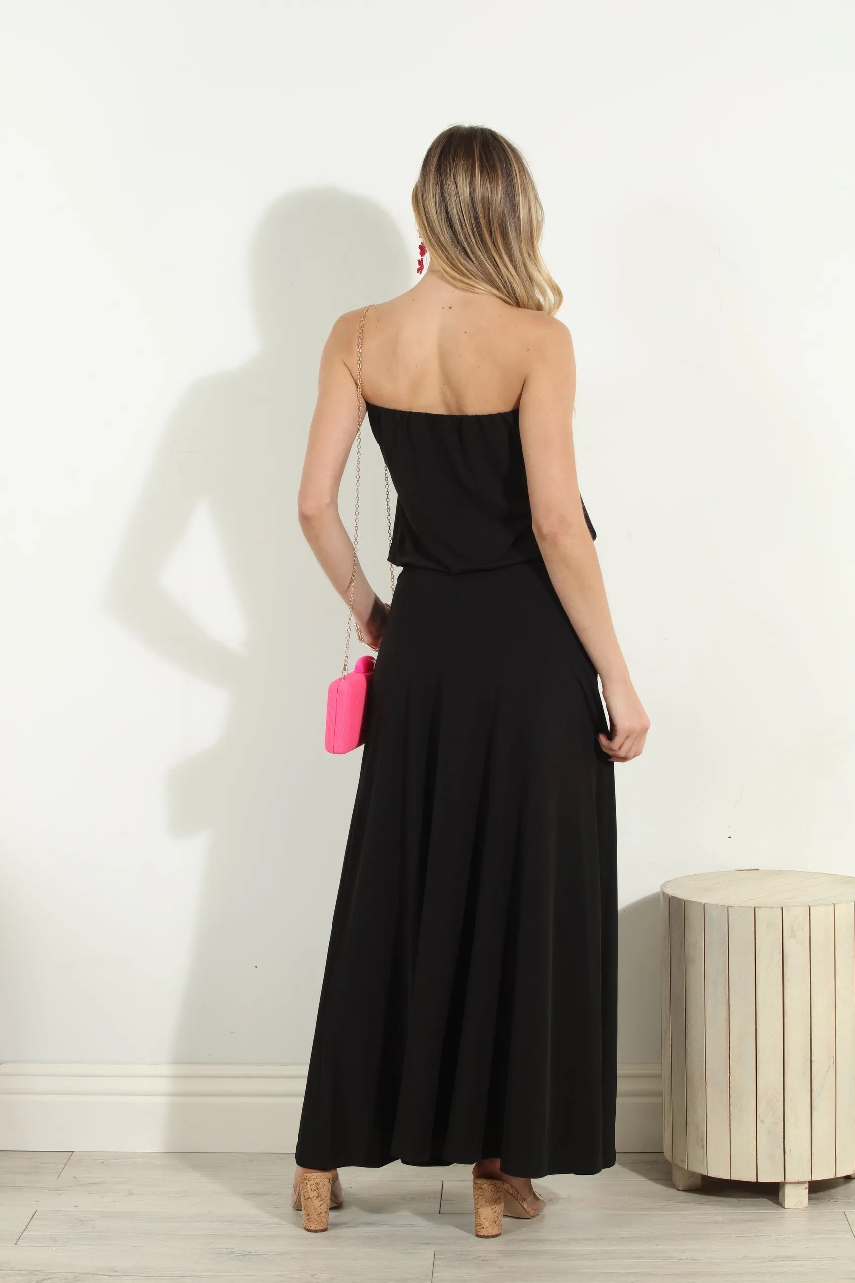 Black Strapless Maxi Dress-BEST SELLER sold by Veronica M product image thumbnail 2