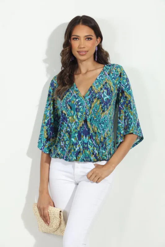 Duffy ITY Surplice Top-FINAL SALE sold by Veronica M