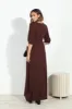 Dark Chocolate Puff Sleeve Maxi Dress-FINAL SALE sold by Veronica M