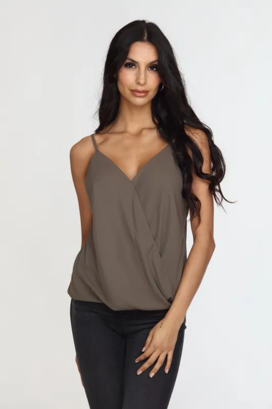 Olive Surplice Cami-BEST SELLER sold by Veronica M