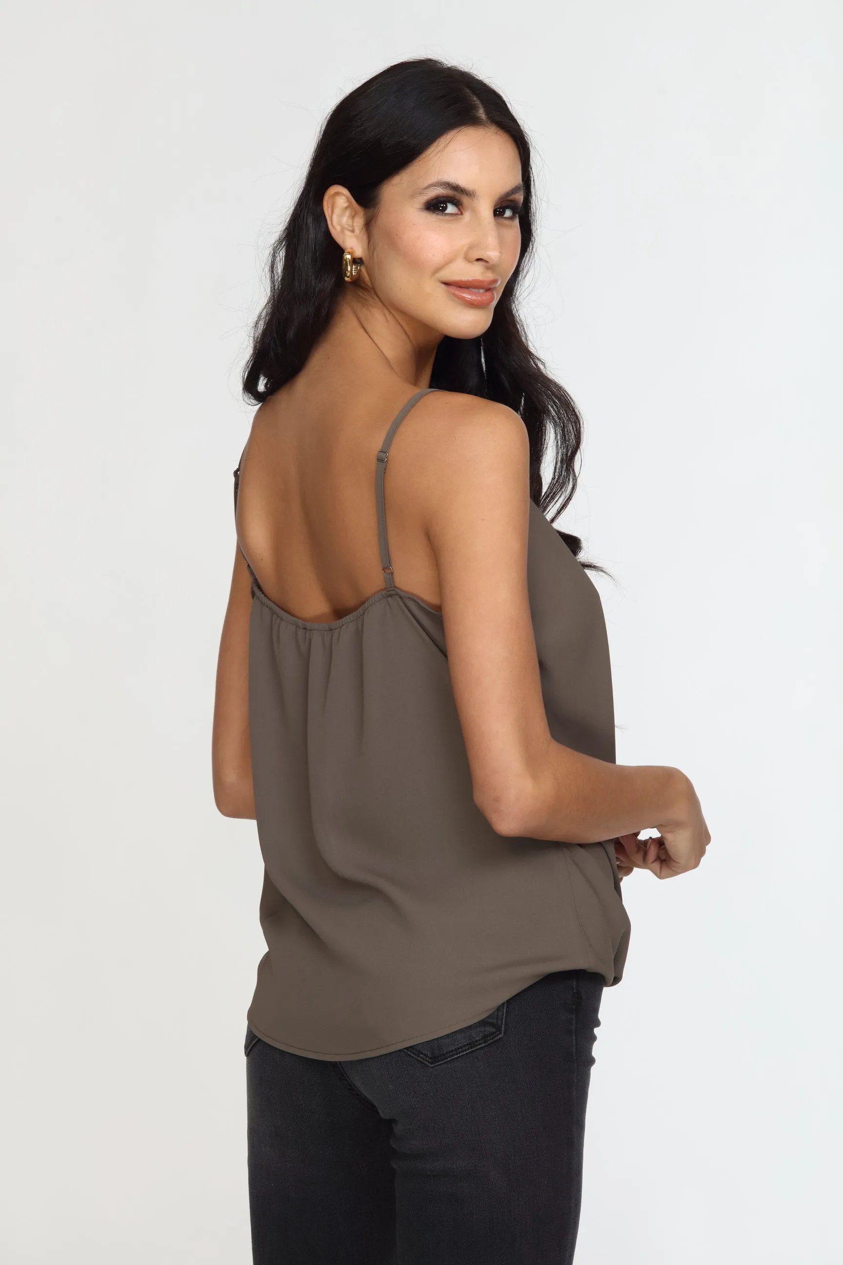Olive Surplice Cami-BEST SELLER sold by Veronica M product image thumbnail 2