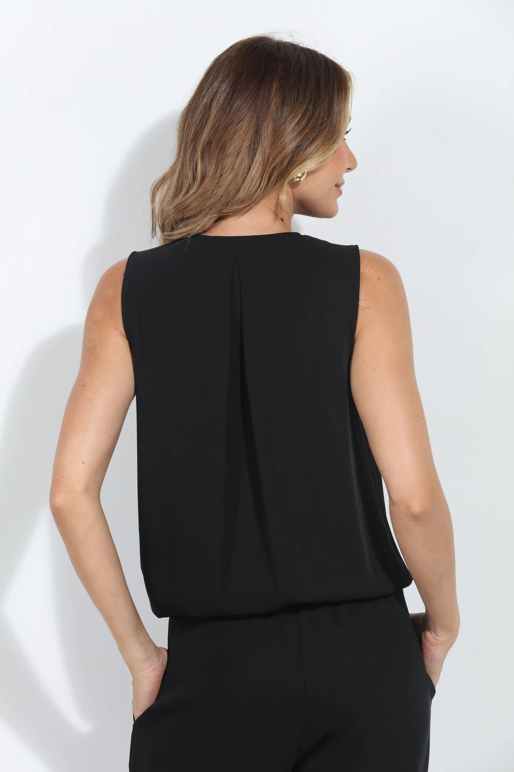 Black Pleated Politan Top sold by Veronica M product image thumbnail 2