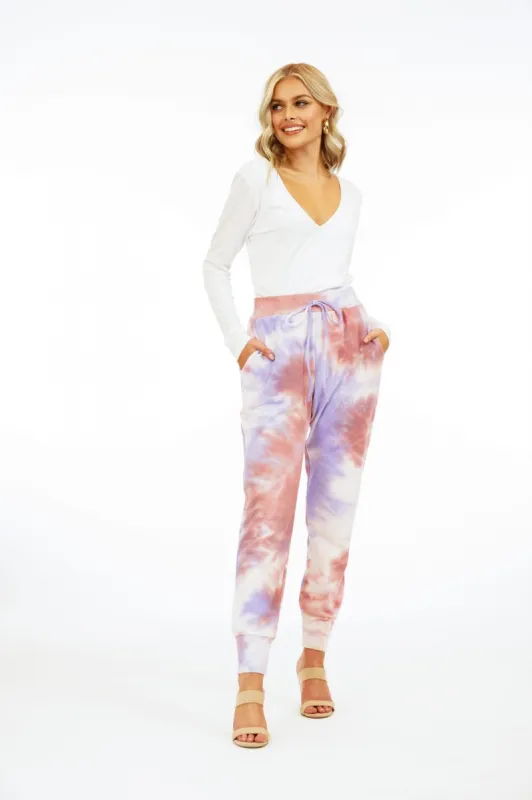 Sunset Tie Dye Joggers - FINAL SALE sold by Veronica M