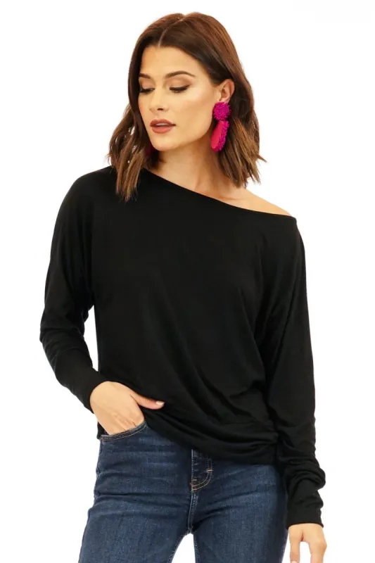 Black Dolman Sleeve Top-FINAL SALE sold by Veronica M