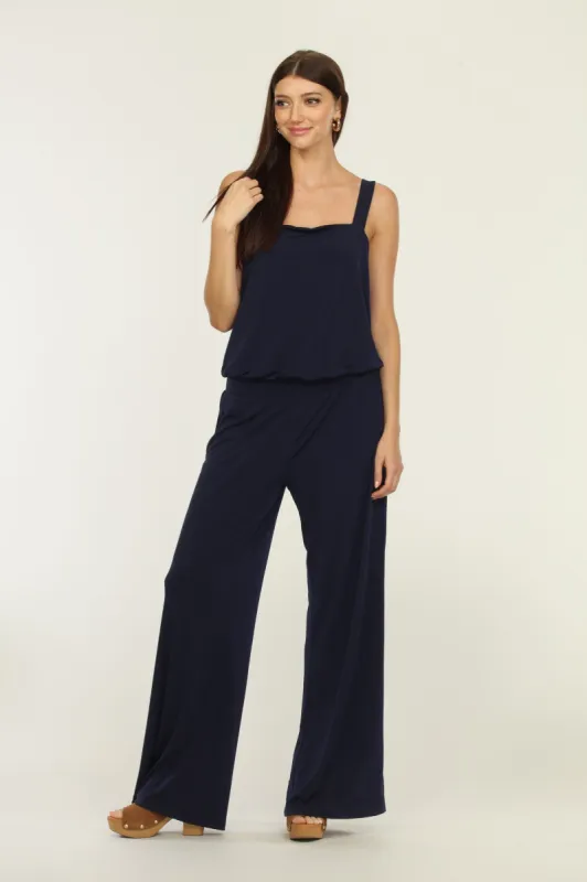 Navy Tank Jumpsuit sold by Veronica M