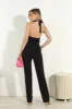 Black Halter Stretch Jumpsuit-BEST SELLER sold by Veronica M
