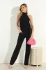 Black Halter Stretch Jumpsuit-BEST SELLER sold by Veronica M