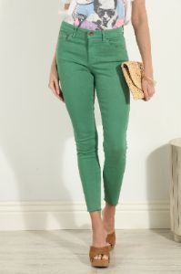 TRCTR Grass Green High Rise Cropped Skinny Jeans-FINAL SALE sold by Veronica M