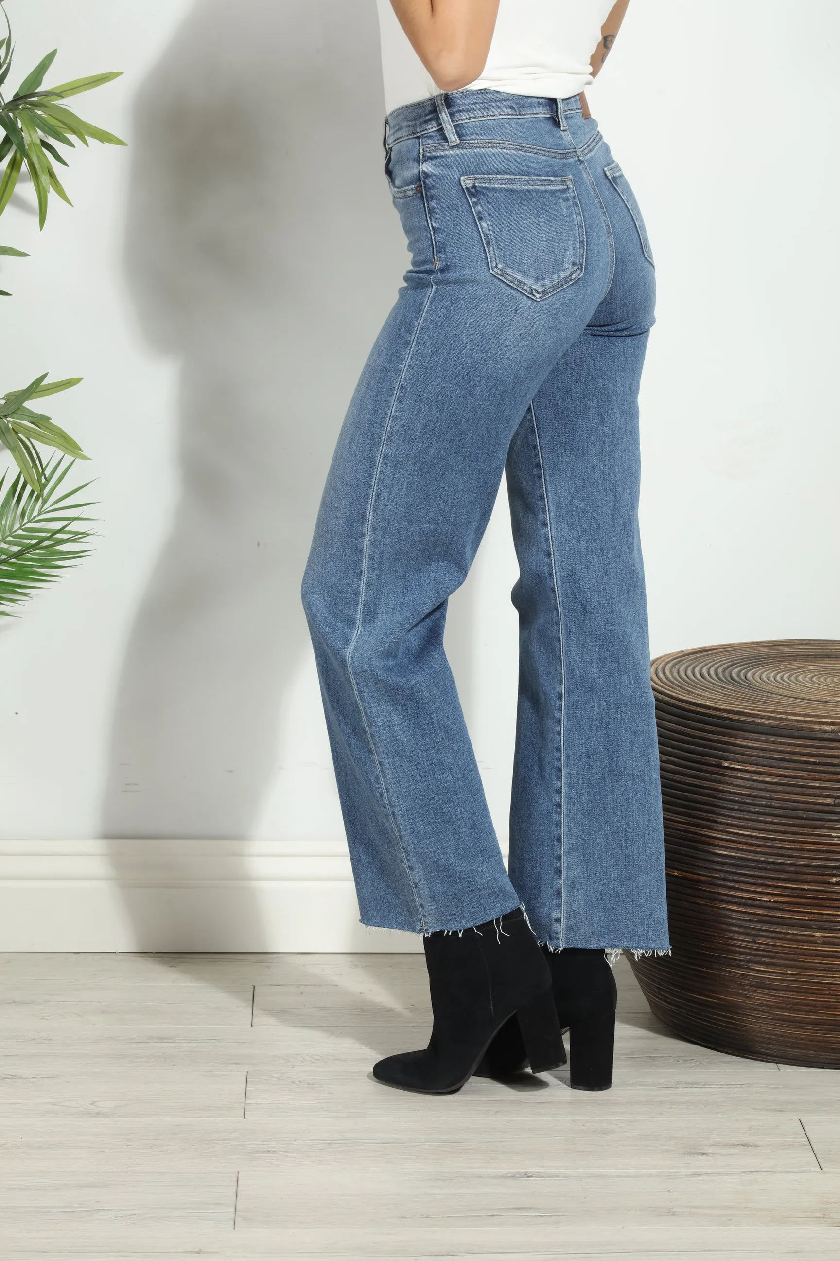 Logan High Waist Dad Jean- Medium Dark-FINAL SALE sold by Veronica M product image thumbnail 2