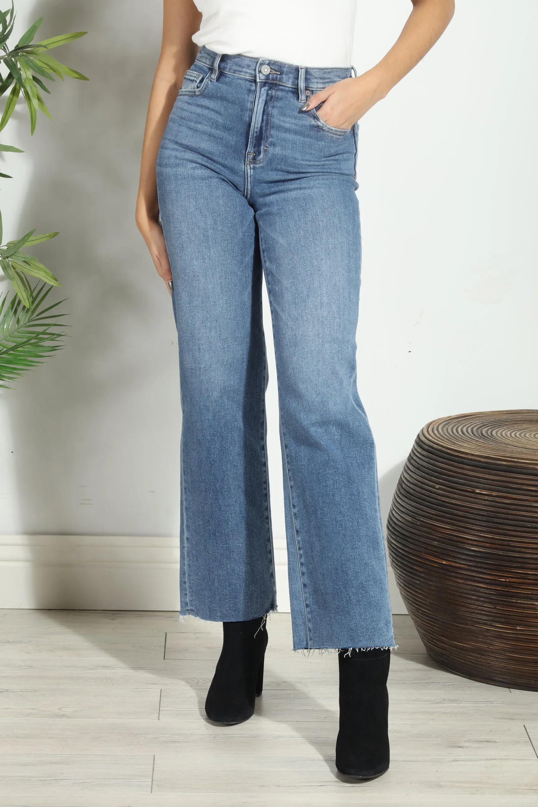 Logan High Waist Dad Jean- Medium Dark-FINAL SALE sold by Veronica M product image thumbnail 4