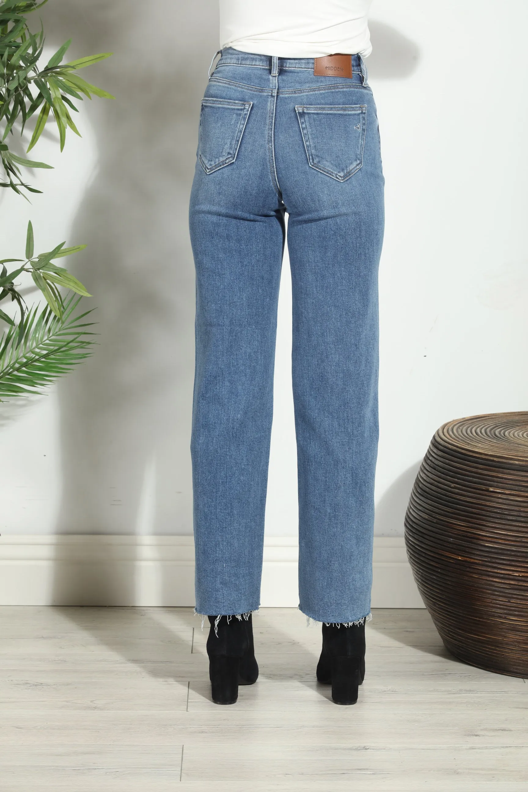 Logan High Waist Dad Jean- Medium Dark-FINAL SALE sold by Veronica M product image thumbnail 3