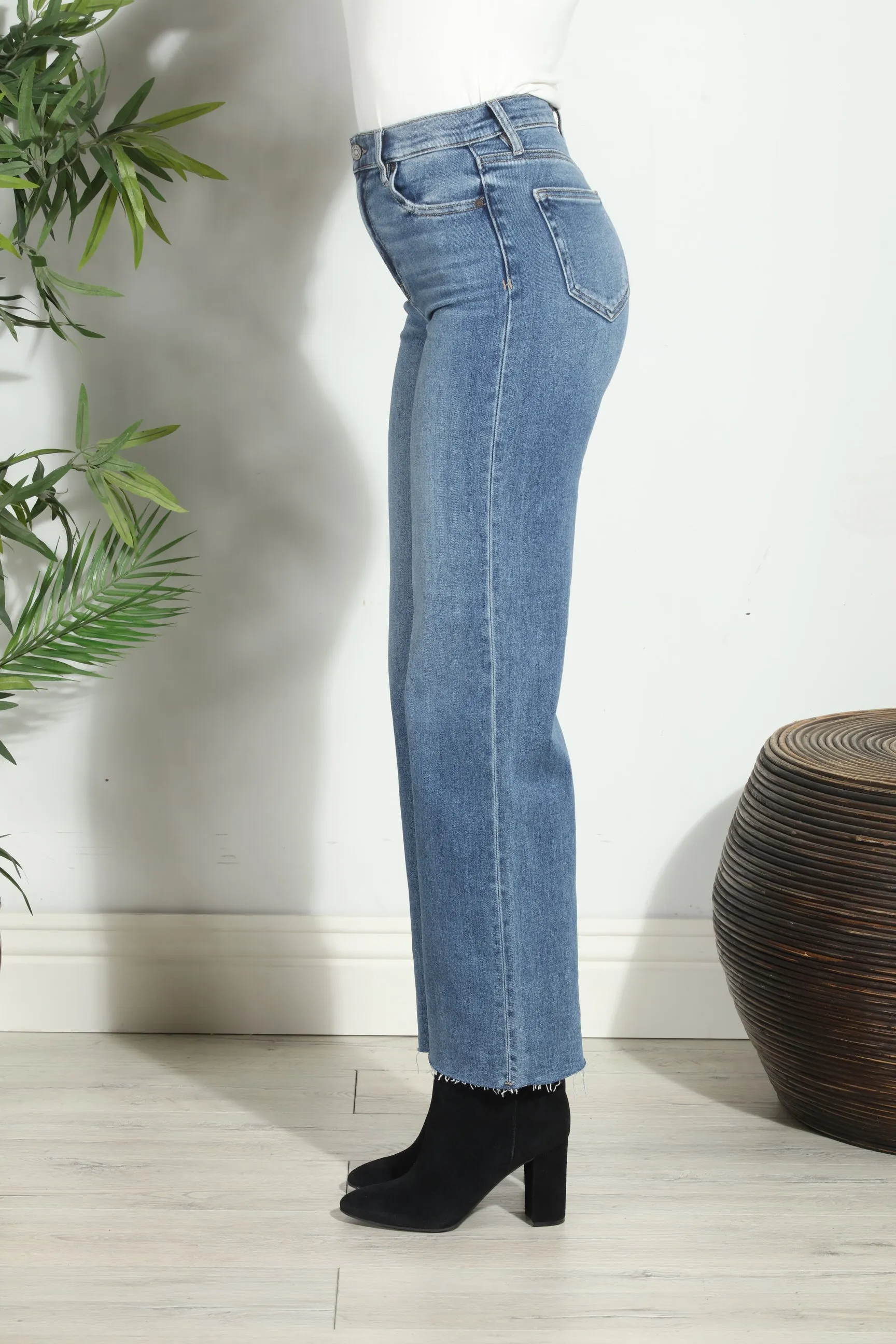 Logan High Waist Dad Jean- Medium Dark-FINAL SALE sold by Veronica M product image thumbnail 5