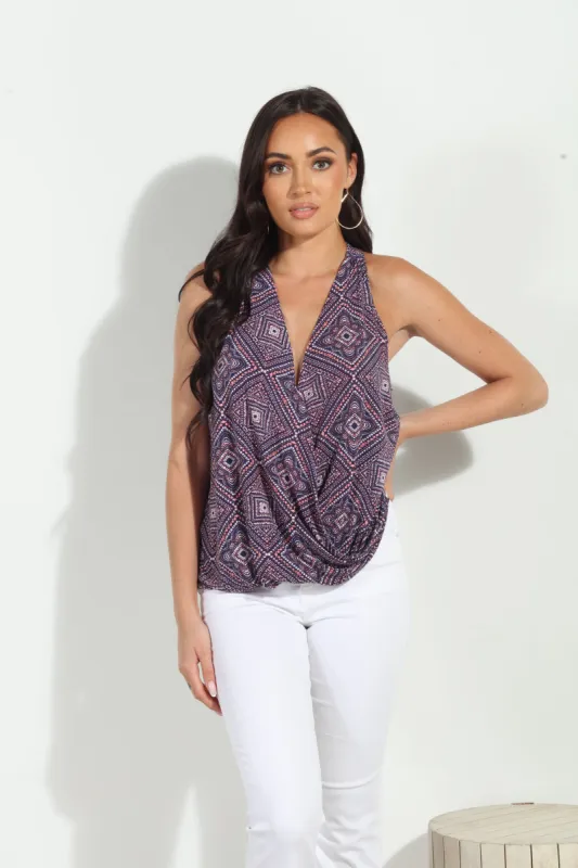 Kersa ITY Surplice Tank-FINAL SALE sold by Veronica M