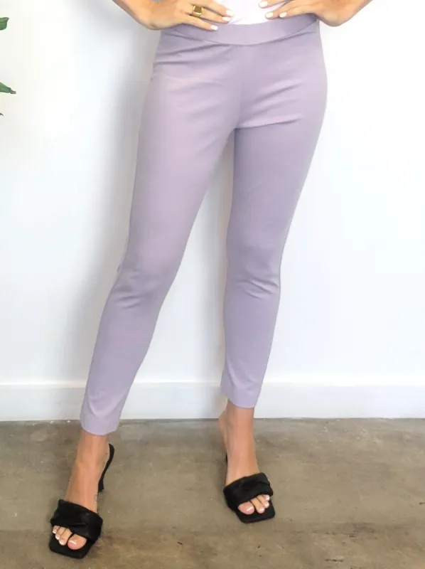 Lilac Ponti Stretch Legging Pant-FINAL SALE sold by Veronica M
