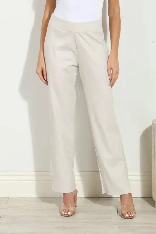Antique White Ponti Pants-FINAL SALE sold by Veronica M