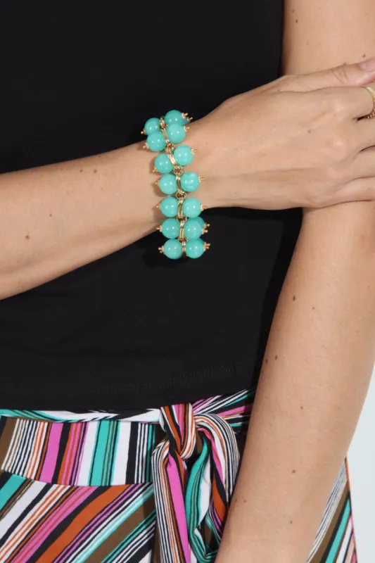 Cristina Sabatini Turquoise Taj Mahal Bracelet-FINAL SALE sold by Veronica M