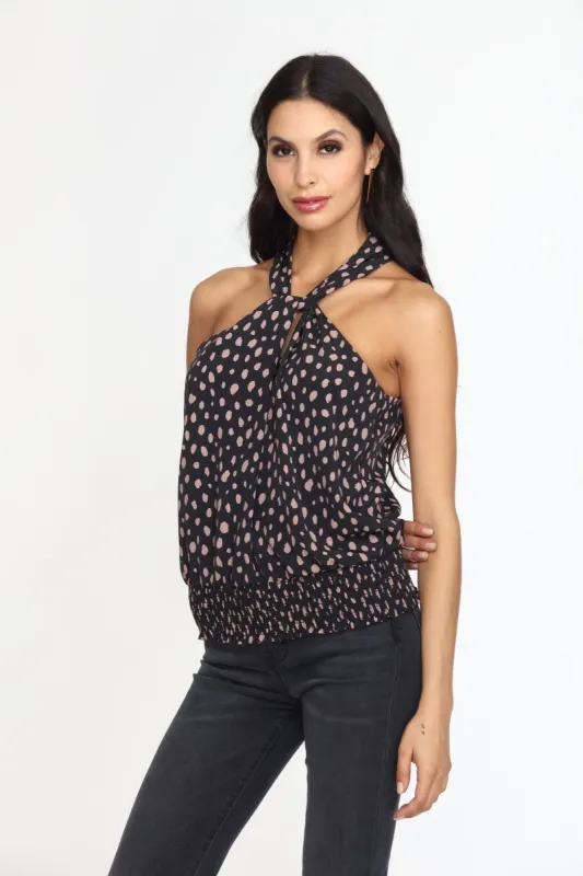 Paige Twist Neck Halter Top-FINAL SALE sold by Veronica M