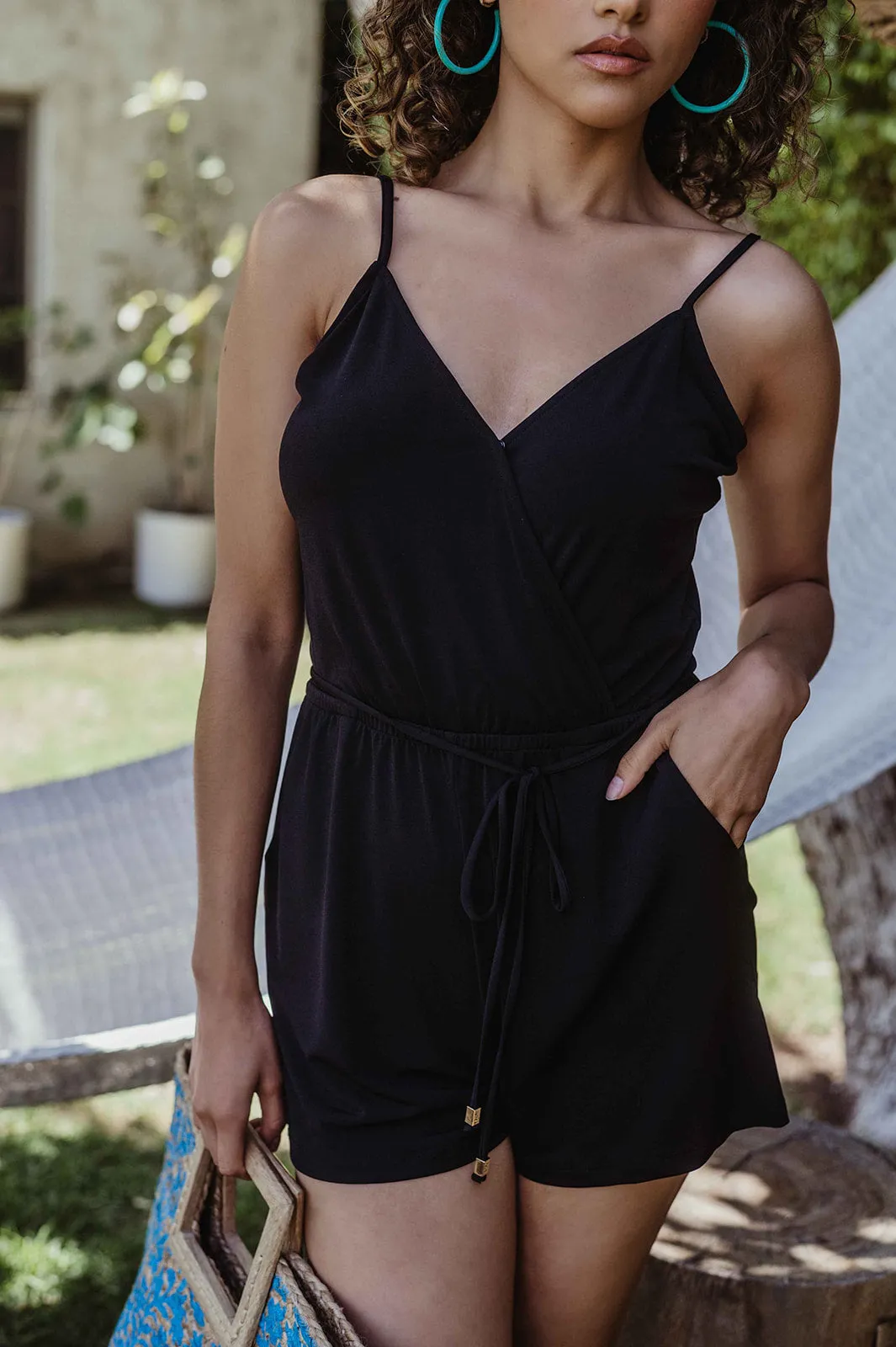 Black Tank Romper-BEST SELLER sold by Veronica M product image thumbnail 3