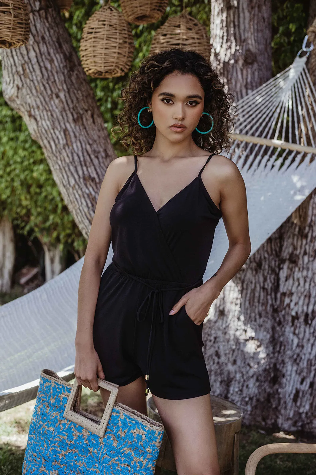 Black Tank Romper-BEST SELLER sold by Veronica M product image thumbnail 2