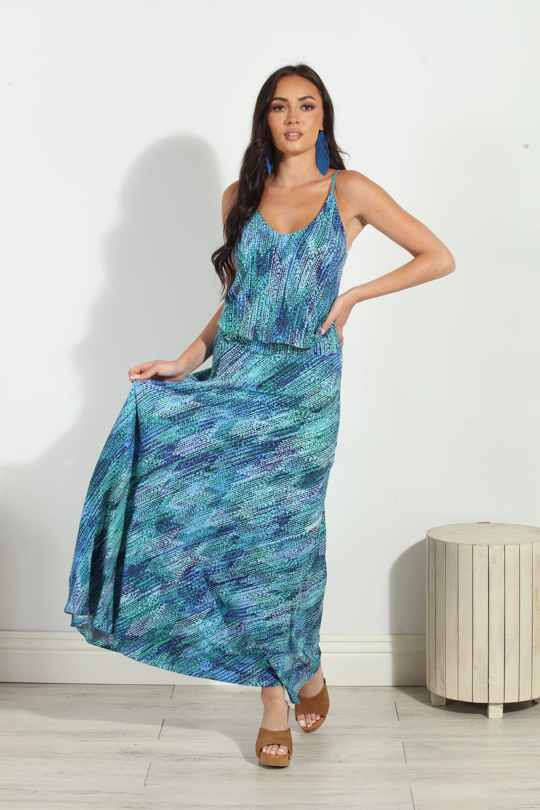 Myles Drop Waist Maxi Dress-BEST SELLER sold by Veronica M product image thumbnail 5