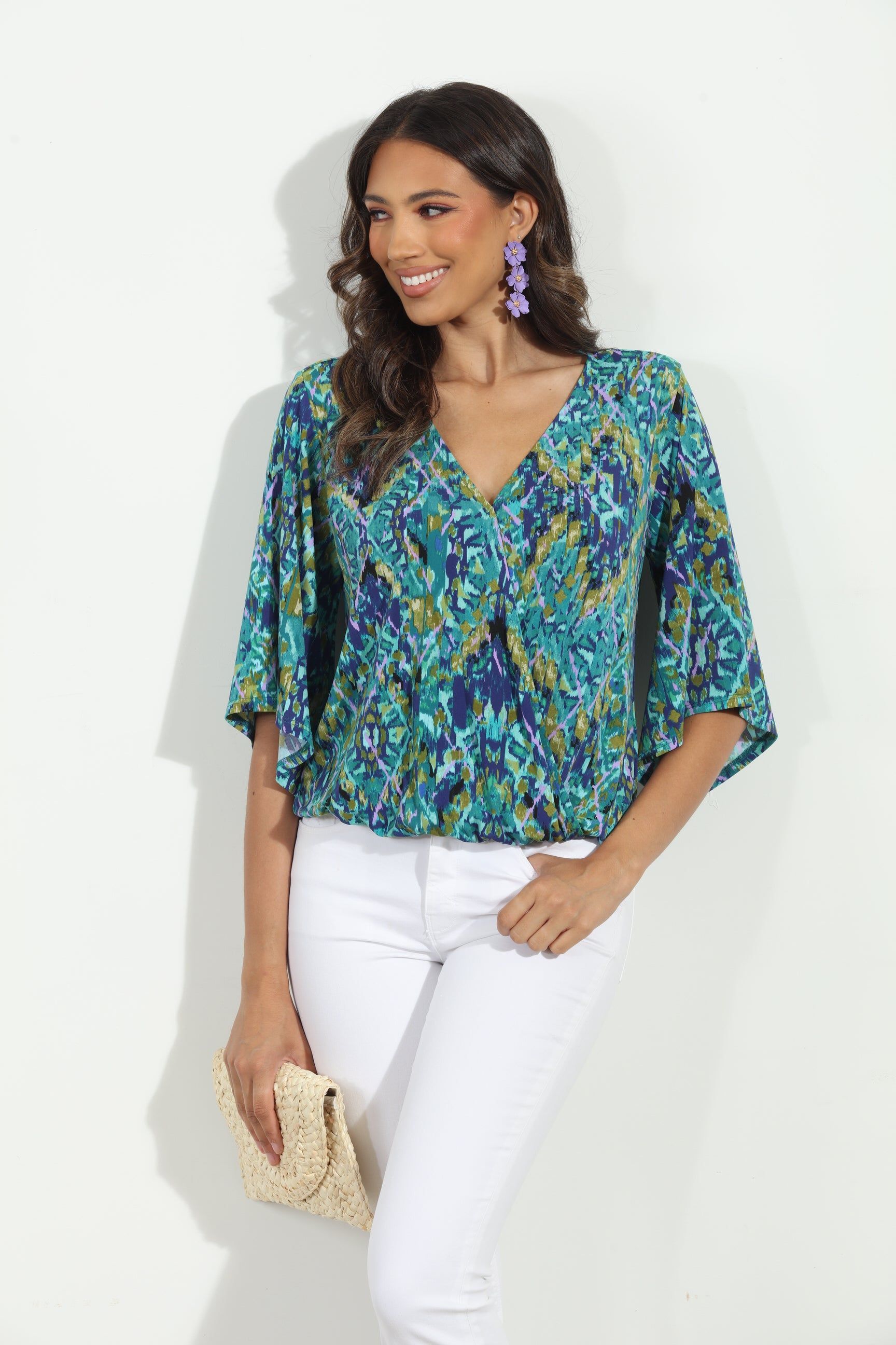 Duffy ITY Surplice Top-FINAL SALE sold by Veronica M product image thumbnail 4
