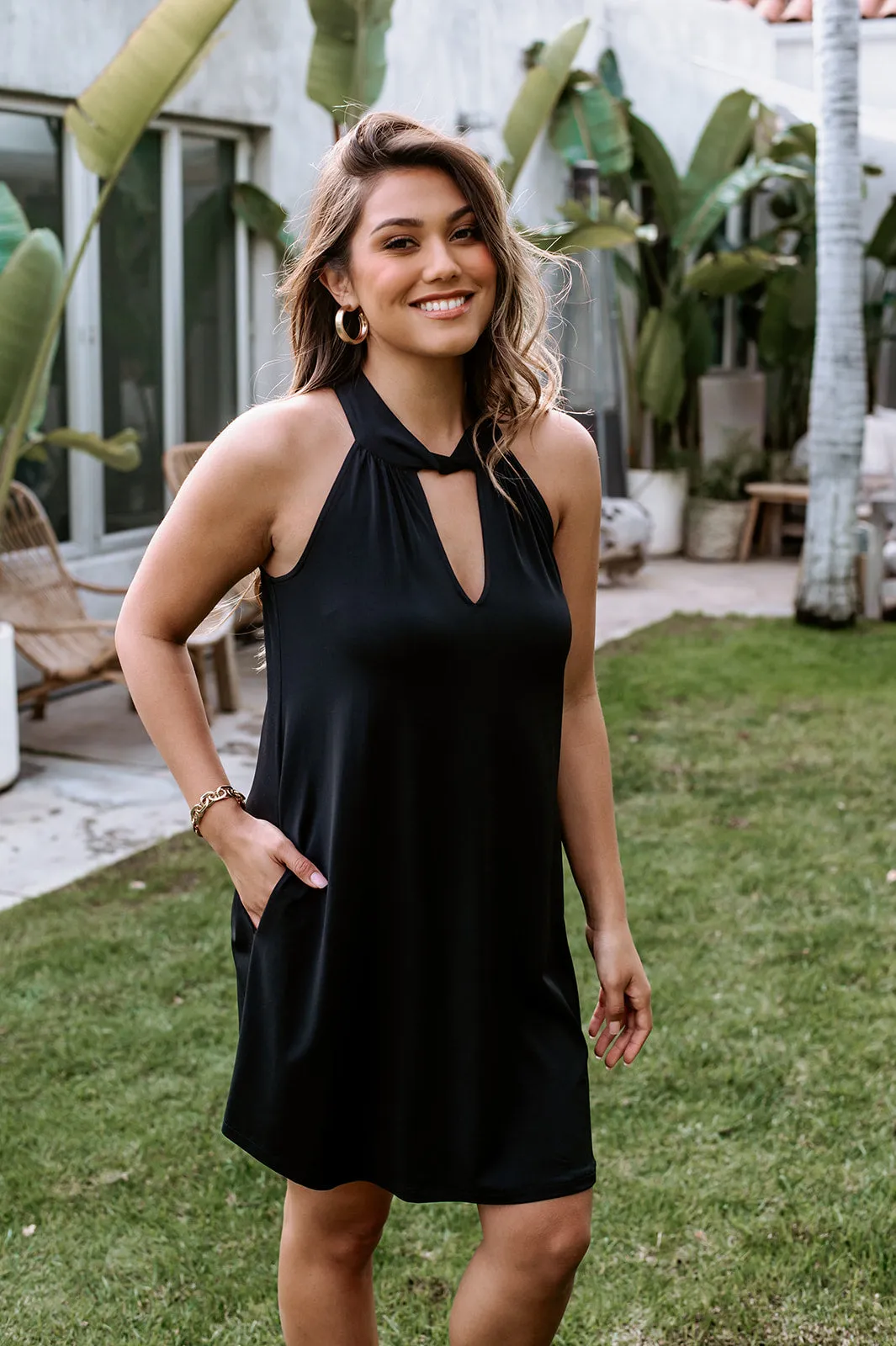 Black Stretch Swing Dress sold by Veronica M