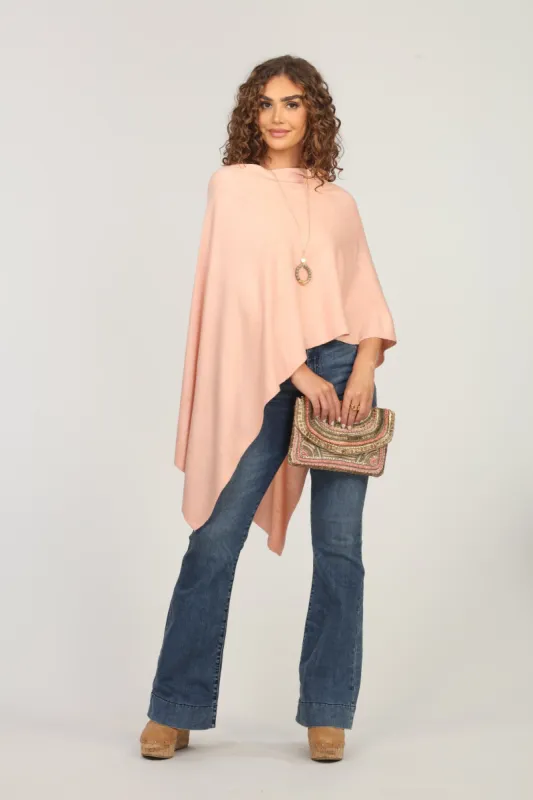 Light Pink Throw-On Poncho-BEST SELLER sold by Veronica M