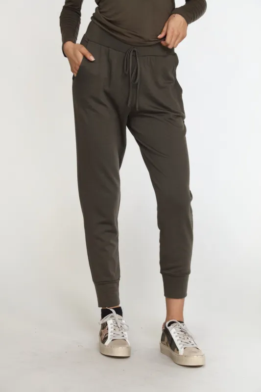 Olive Soft French Terry Joggers - FINAL SALE sold by Veronica M