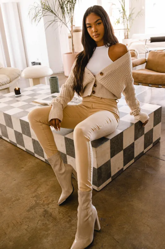 High Waisted New Berry Skinny Jeans sold by Vibrant