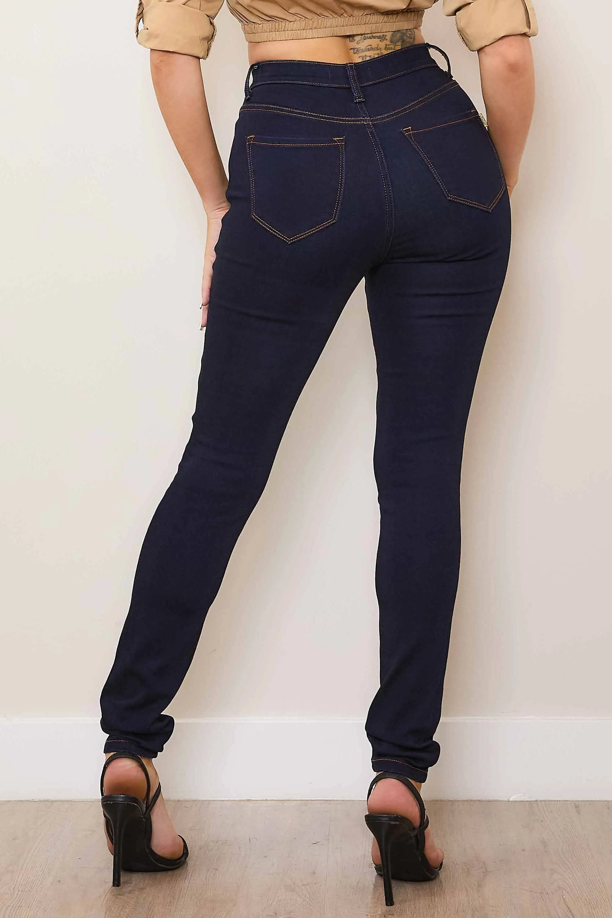 Indigo Everyday Skinny Jeans sold by Vibrant product image thumbnail 3