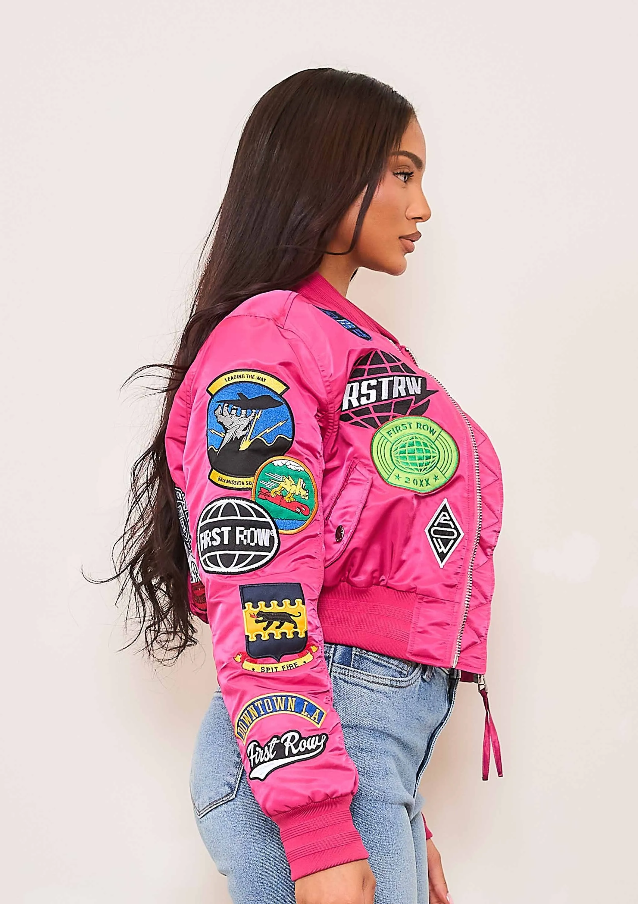 COEXIST MULTI PATCHES MA-1 JACKET sold by Vibrant product image thumbnail 3